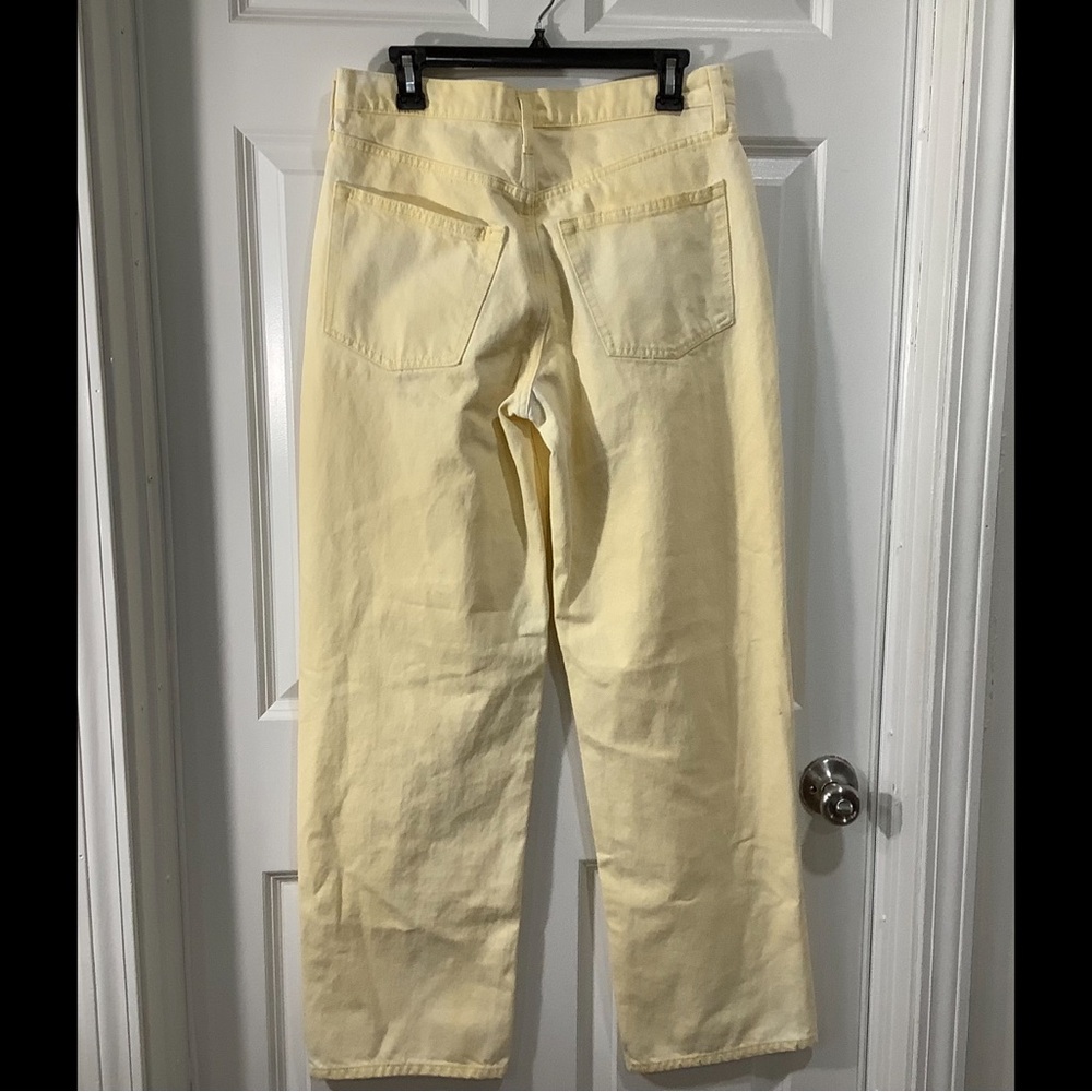 Universal thread baggy  leg 90’s mid rise yellow size 6 R. NWT. - Picture 8 of 14